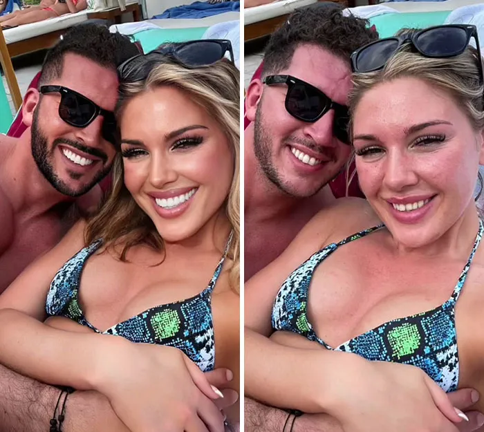 Esta mujer editó sus fotos exageradamente para demostrar la falsedad de lo que vemos en redes sociales (nuevas imágenes)
