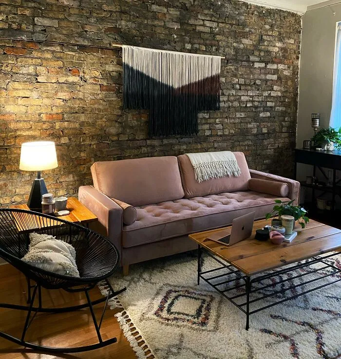 My Apartment Living Room In Wicker Park, Chicago (Built In 1887)