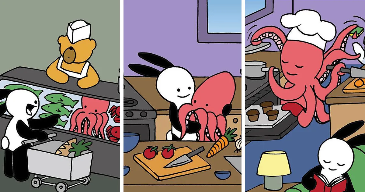 30 Nuevos cómics tan divertidos como tristes y retorcidos a la vez, creados por Buni