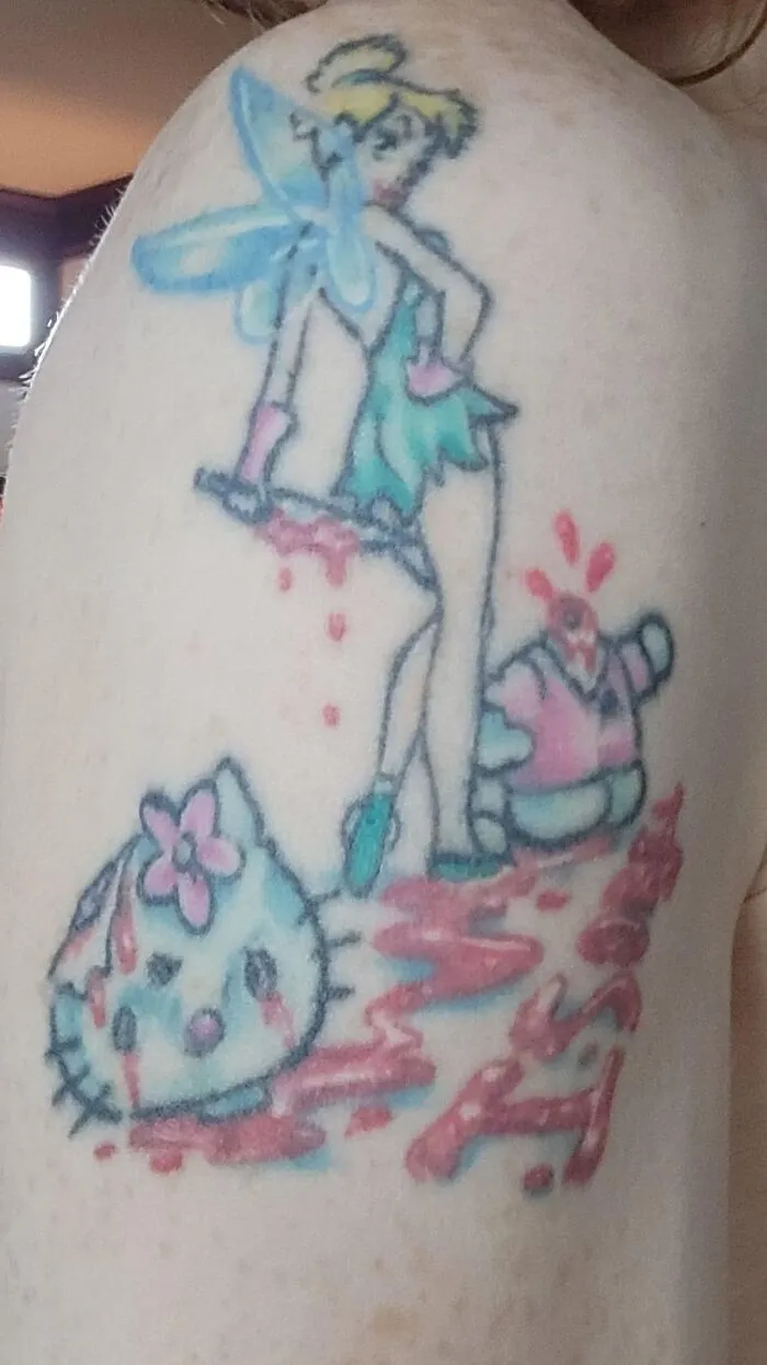 From My Disney Tattoo Group- I Think It Says Something In The Blood- Still Trying To Figure It Out…