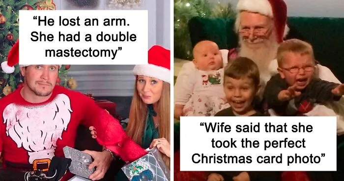 People Are Cracking Up At These 50 Funny Christmas Cards Folks Created To Congratulate Their Friends And Family