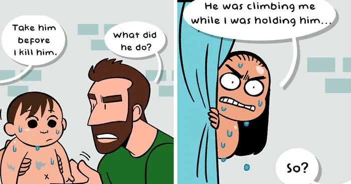 I Capture My Marriage And Pregnancy In 35 Honest Comics (New Pics)