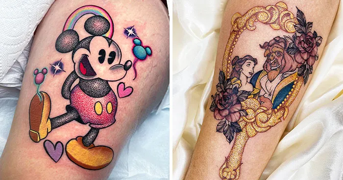 40 Unique And Cool "Glitter Tattoos"