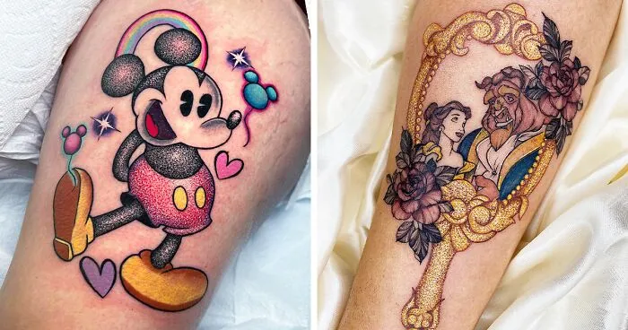 40 Unique And Cool "Glitter Tattoos"