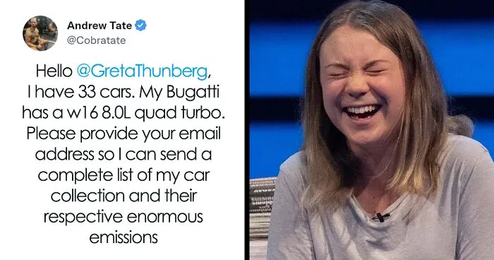 Andrew Tate Vs. Greta Thunberg: A Twitter Showdown on Climate Activism