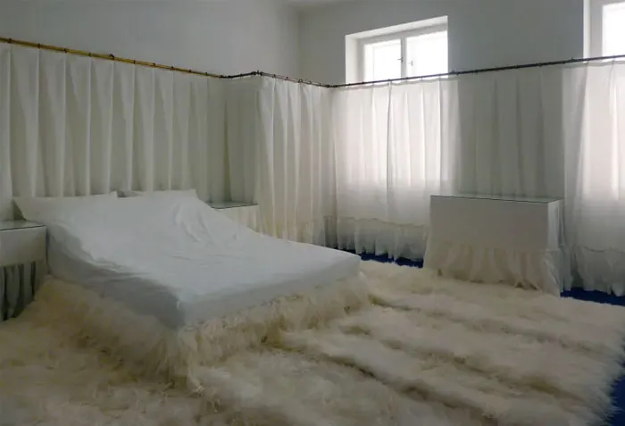 My All White Bedroom Will Be So Soothing - If I Can Just Keep My 16 White Persian Cats From Shedding
