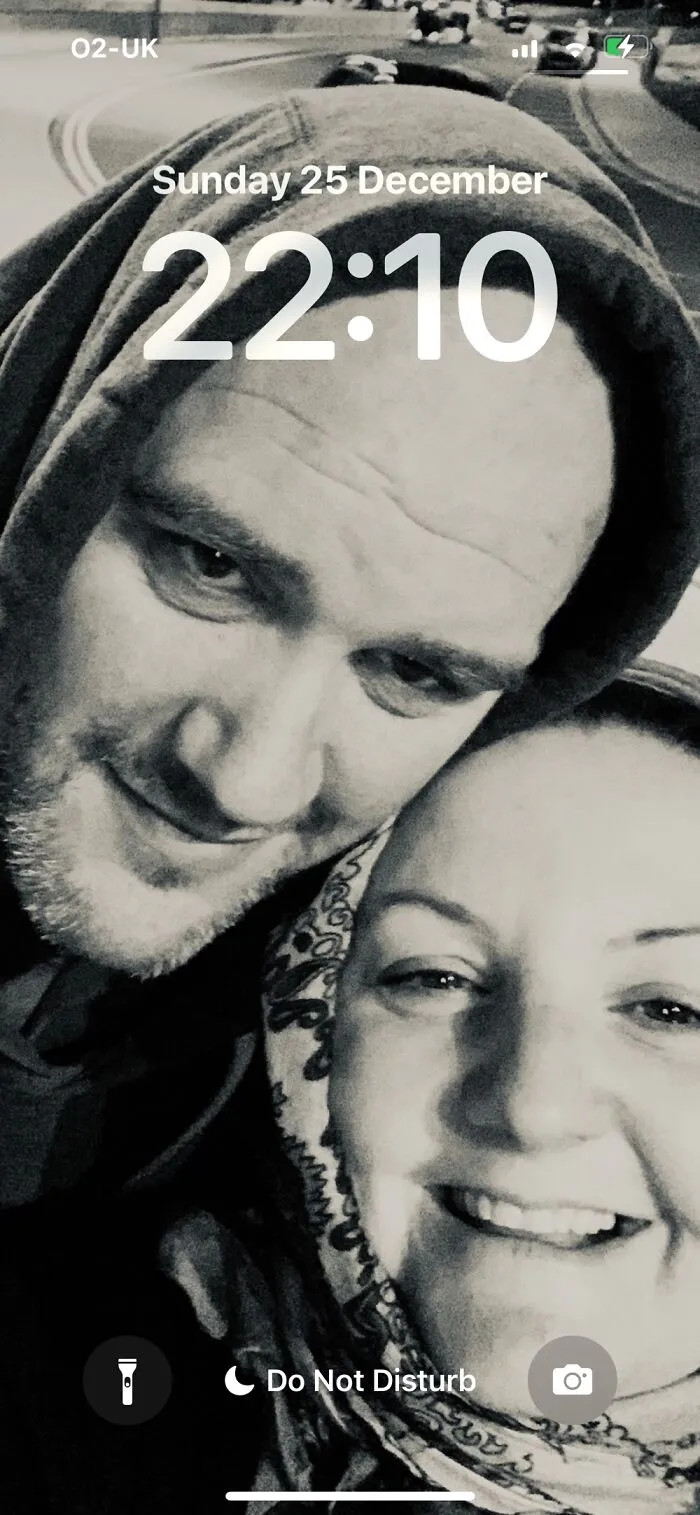 Me And The Hubby Watching Fireworks. As Very Rare Picture Of Us!