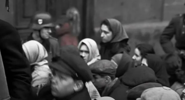 Jews Being Rounded Up By Nazis To A Piano Soundtrack That The Nazis Are Playing In Schindler’s List (1993)