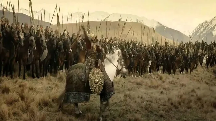 The Charge Of The Rohirrim In Lord Of The Rings: The Return Of The King (2004)