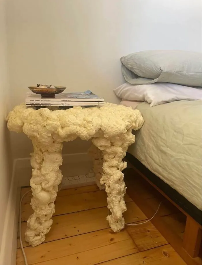 Those Magazines And Shells In A Bowl Really Class Up This Bedside Table…