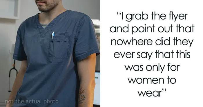 Male Nurse Maliciously Complies With Management's Gender-Biased Dress Code, Gets Them To Change It