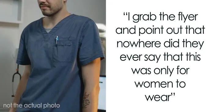 Male Nurse Maliciously Complies With Management's Gender-Biased Dress Code, Gets Them To Change It