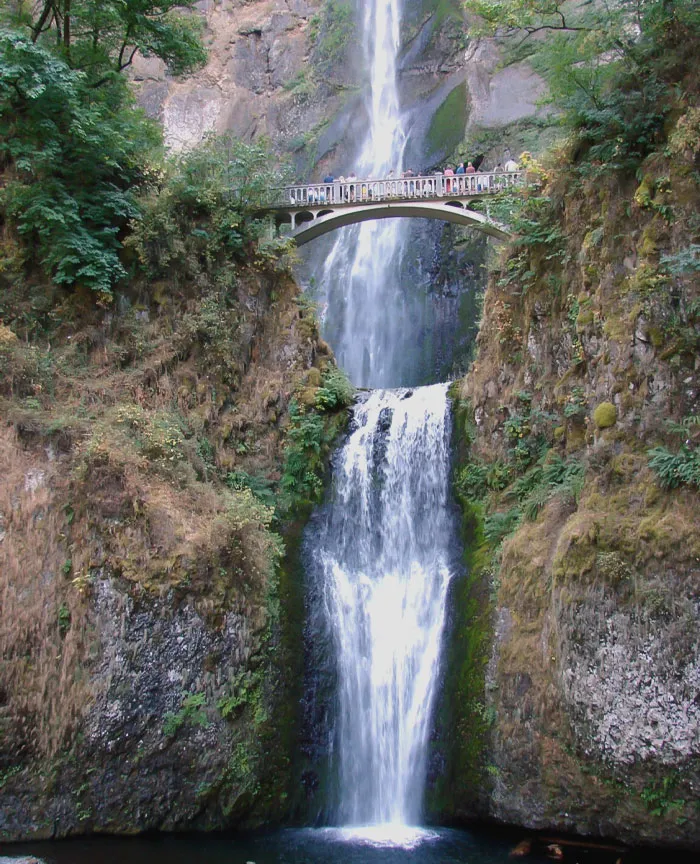 The Benson Bridge, Multnomah Falls, Oregon, USA