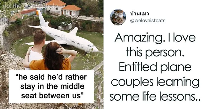 Guy’s Tweet Goes Viral With Nearly 200K Likes After He Shares How A Guy Refused To Swap His Middle Seat On The Plane