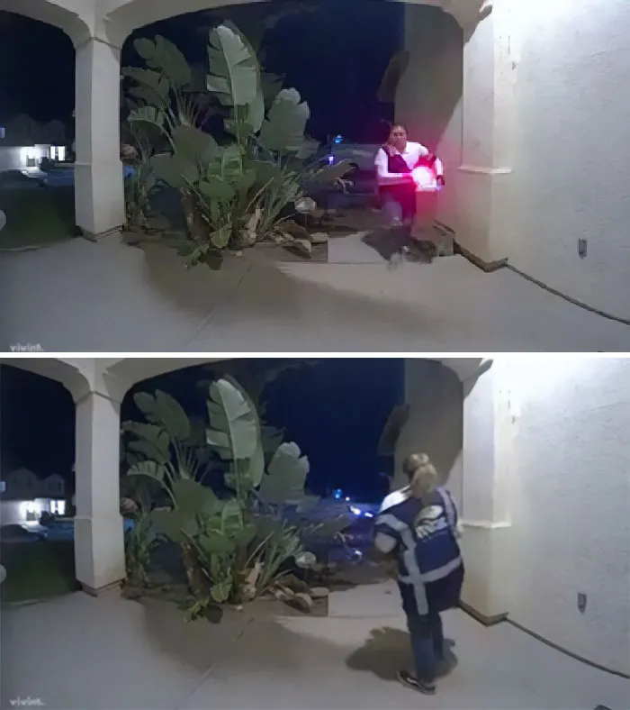 El Grinch roba una furgoneta de Amazon cuando el conductor estaba entregando un paquete