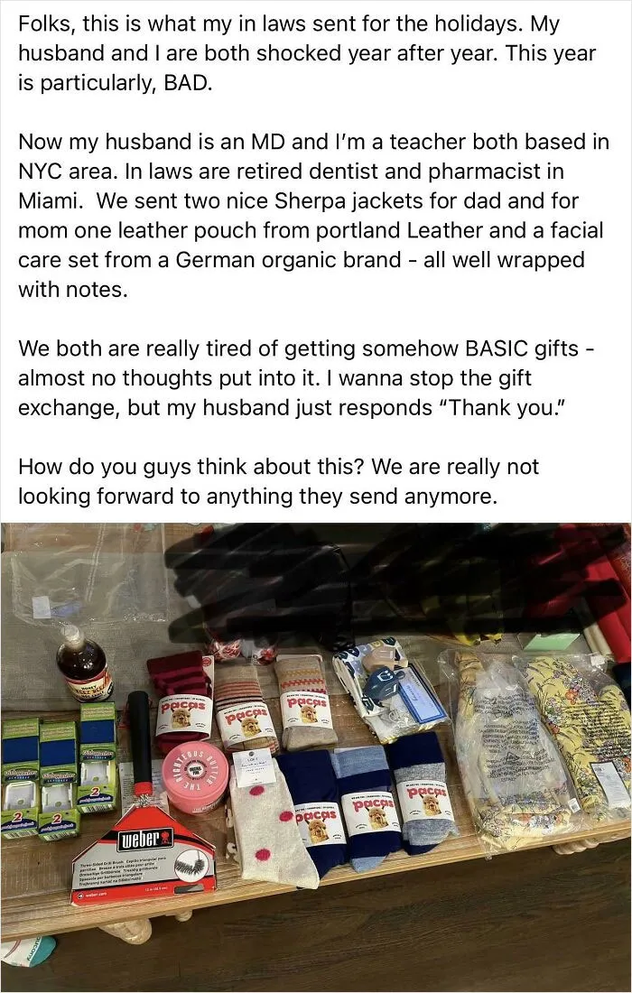 Adults Get Upset When They’re Given “Inexpensive” Gifts For Christmas Because They’re A Doctor Or Something Like That