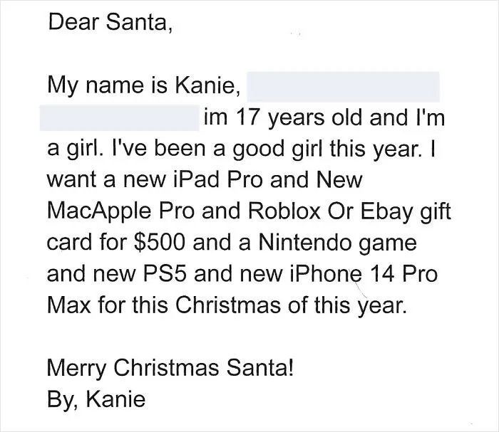 USPS Operation Santa Is A Goldmine