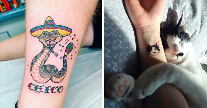 100 Adorable Pet Tattoos People Got To Immortalize Their Best Chums