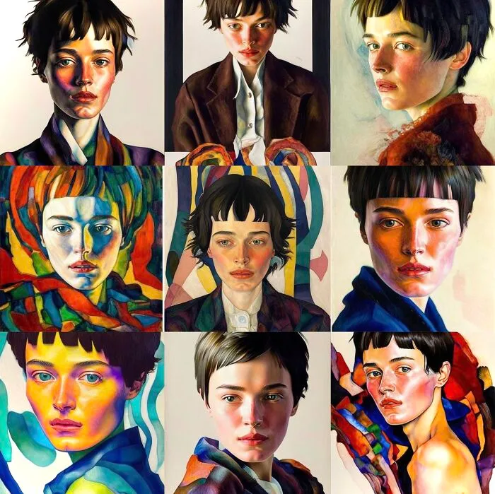 Ai Abstract Art From My Selfies