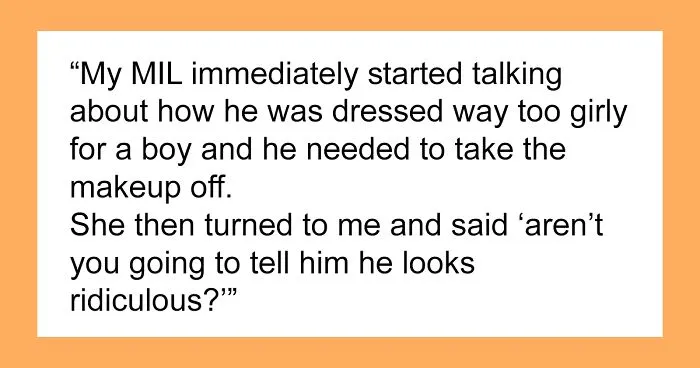 Mom Has The Perfect Response For MIL After She Calls Her Stepson's Eyeshadow Ridiculous, Drama Ensues