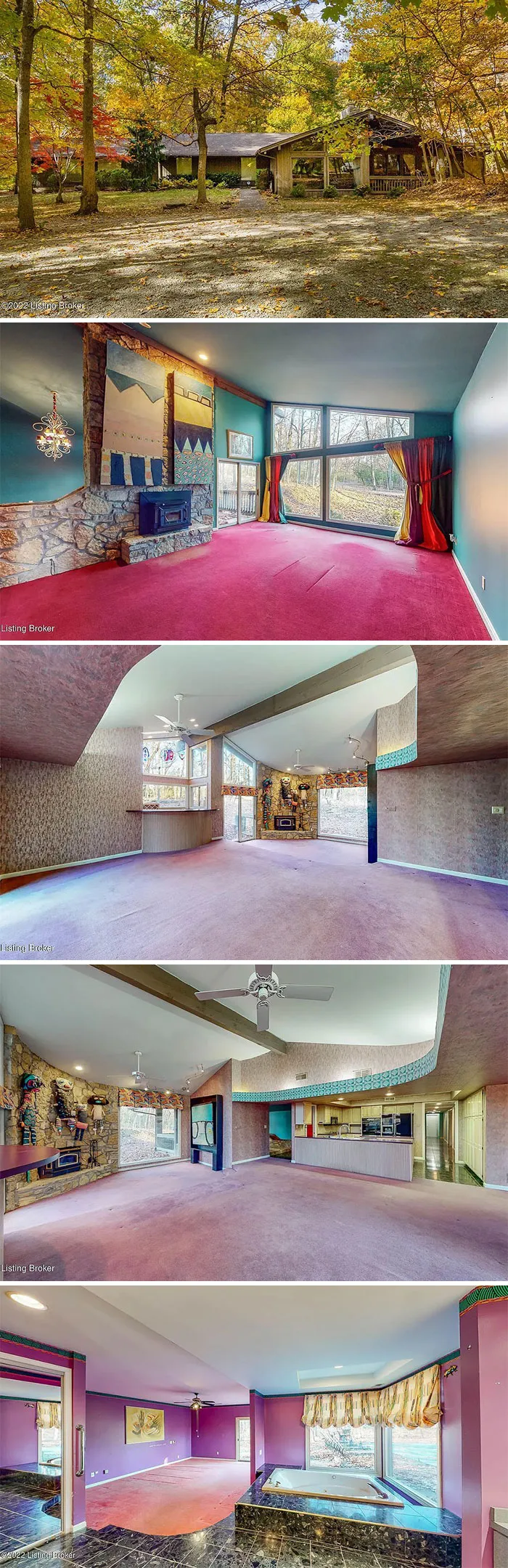Bueno, esta casa realmente me engañó porque no esperaba este interior