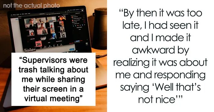 Woman Sees Supervisor Write Mean Things About Her Presentation On A Call, Calls Them Out