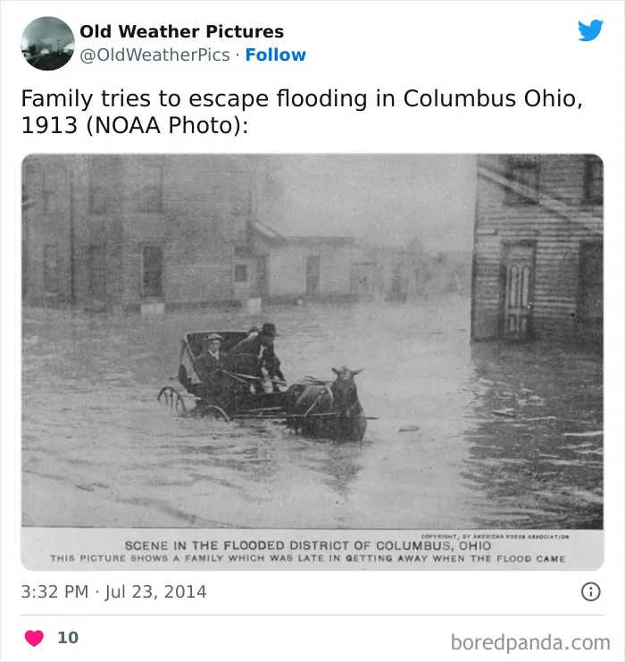 30 Extreme And Crazy Weather Examples From The Past, As Shared On This Twitter Page