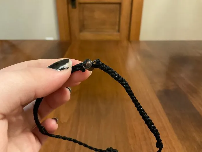 Sorry Here Is What The Bracelet Looks Like. If You Look Through The Bubble, There Is A Tiny Picture Of My Dog