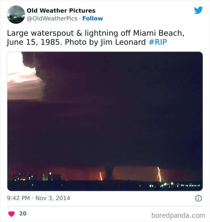 30 Extreme And Crazy Weather Examples From The Past, As Shared On This Twitter Page