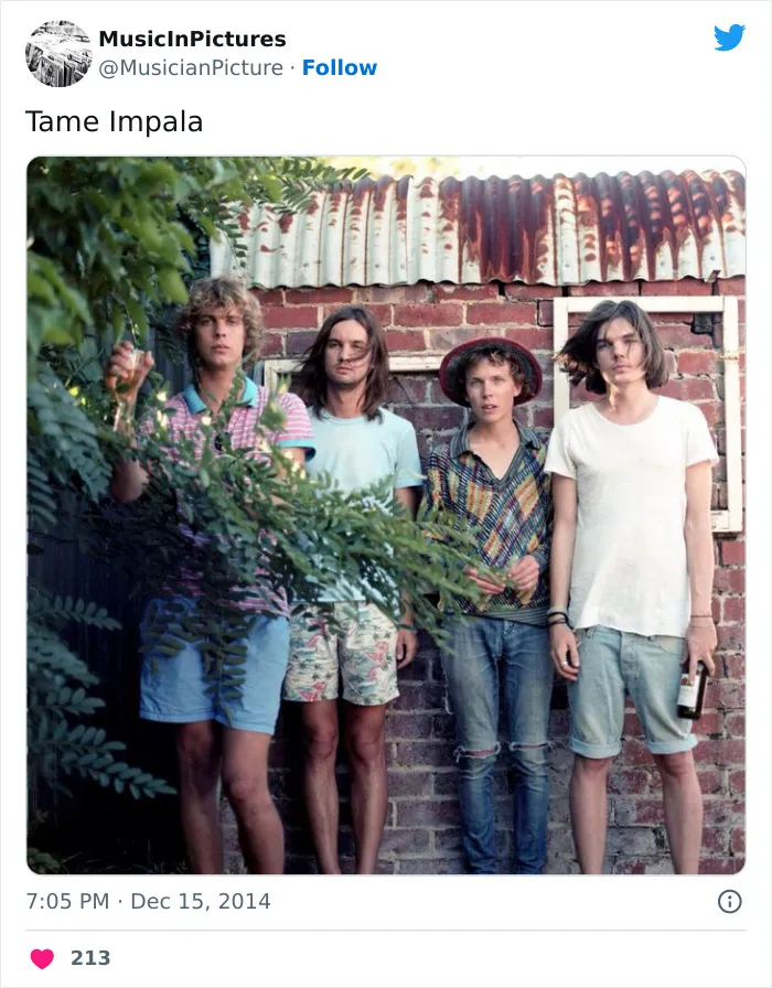 30 Pictures From This Twitter Account Dedicated To Finding Older Pictures Of Musicians Turned Legends
