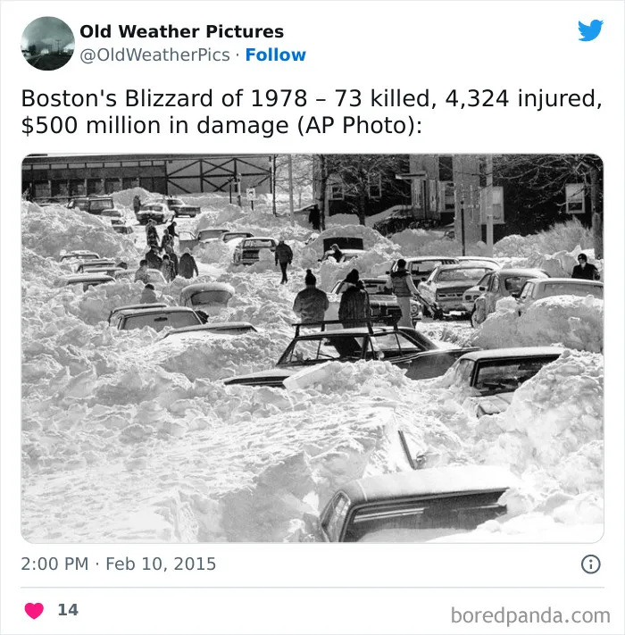 30 Extreme And Crazy Weather Examples From The Past, As Shared On This Twitter Page