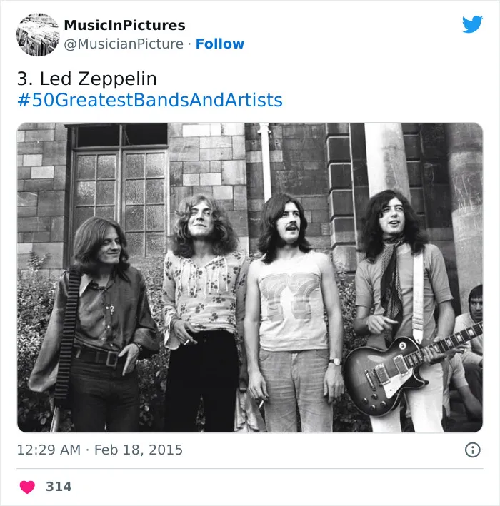 30 Pictures From This Twitter Account Dedicated To Finding Older Pictures Of Musicians Turned Legends