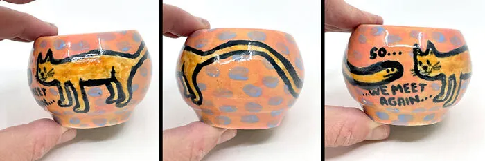 My 40 Ceramics Pieces With An Attitude That I Upcycled From Unwanted Dishes