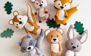 My Collection Of Felt Woodland Animals