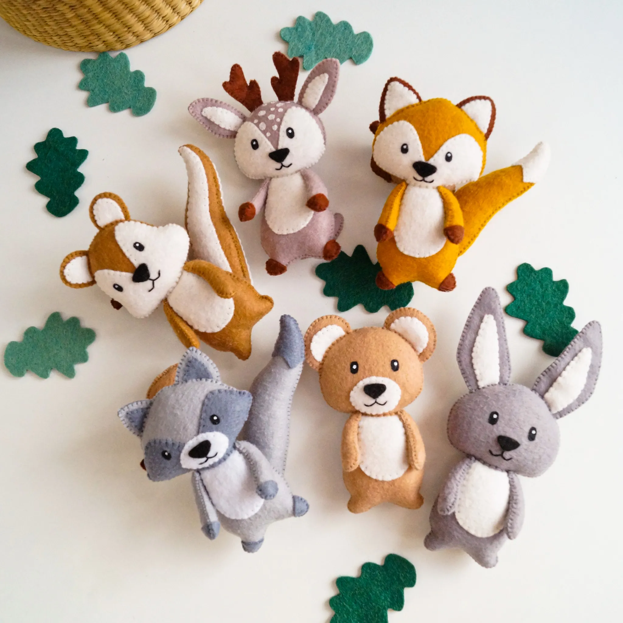 My Collection Of Felt Woodland Animals