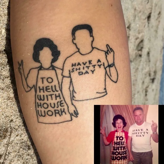 My Grandma & Grandpa - By Eli Wood At Lombard Street Tattoo In Portland!