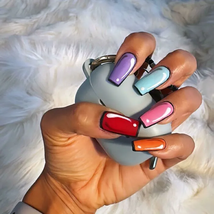 Pop Art Nails By Me
