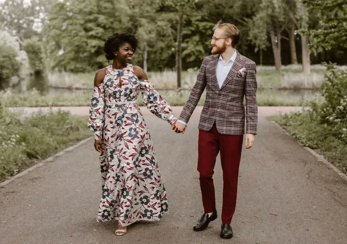 Hice un vestido de novia poco convencional