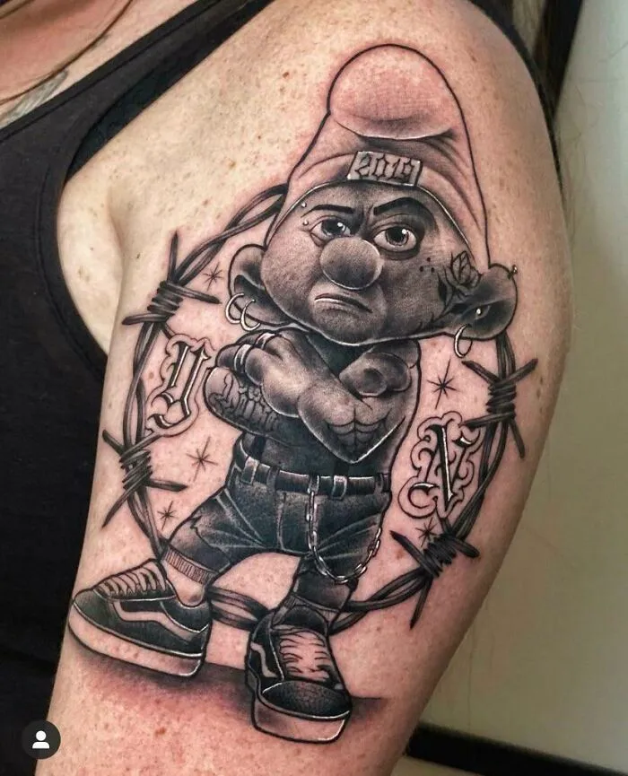 Tatuaje técnicamente muy bueno, pero