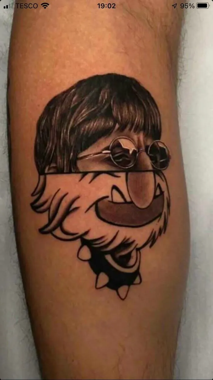 A Fellow Redditor’s Tattoo Of His Two Favourite Drummers, Ringo & Animal