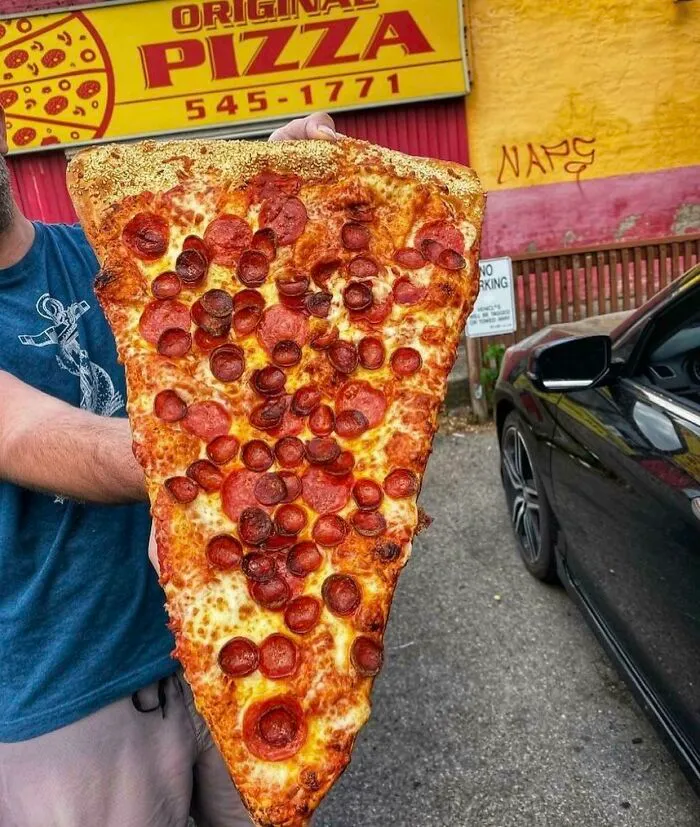 Este trozo de pizza