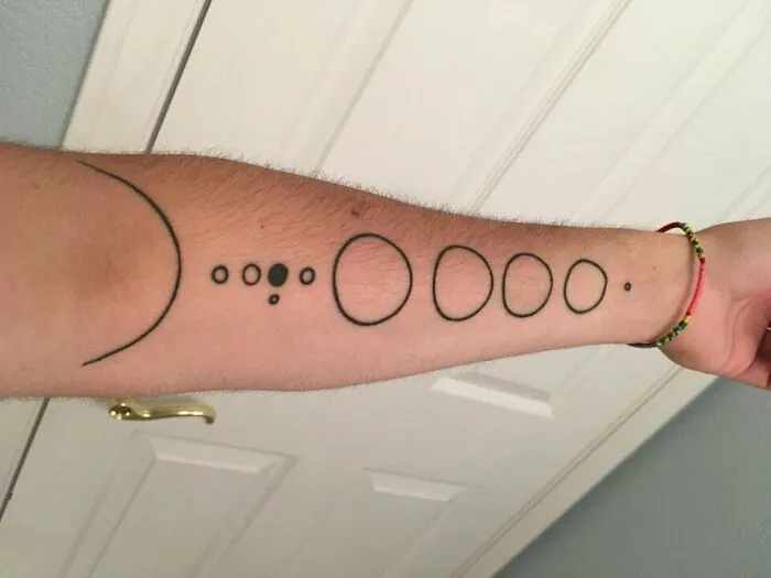 I Too Have A Solar System But Mine Is Way More Minimalistic! Corey At Artful Dodger Tattoo, Seattle, WA