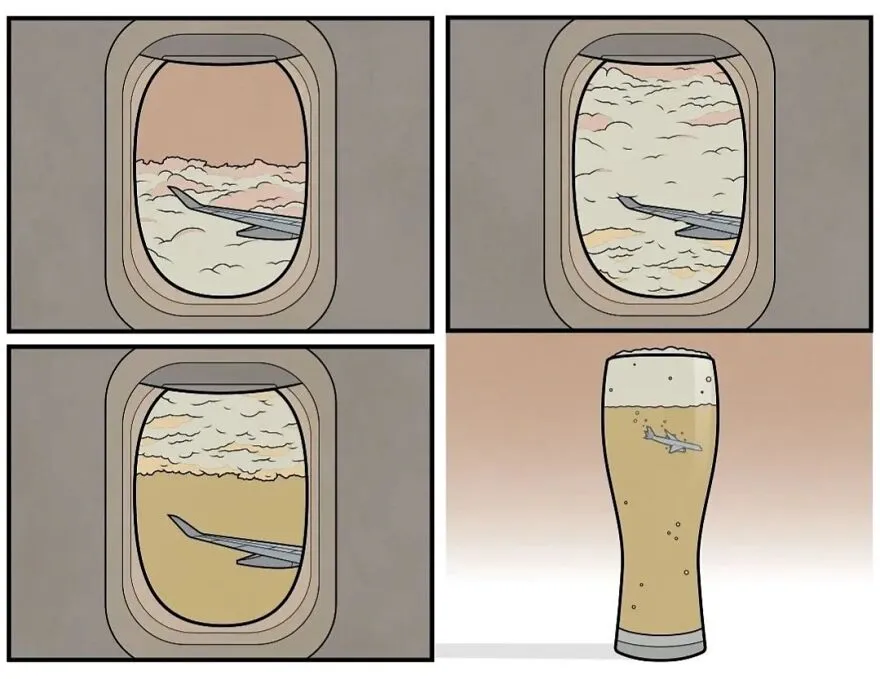 26 Cómics sarcásticos de Anton Gudim que ofrecen una perspectiva única de la vida