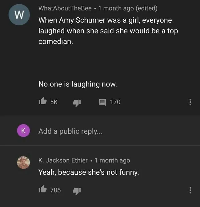 Amy Schumer Isn’t Funny