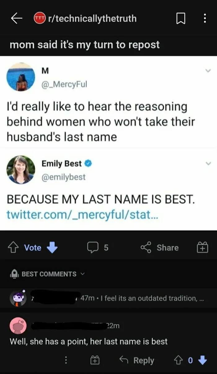 First Of All, The Repost, Then This Comment