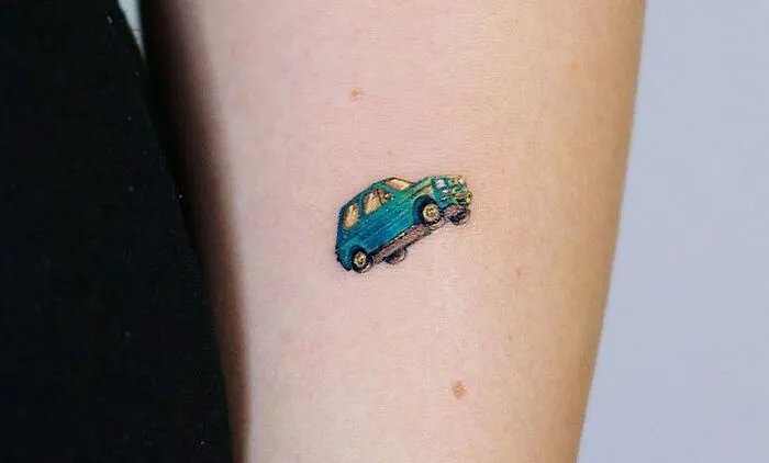 Small Car Tattoo