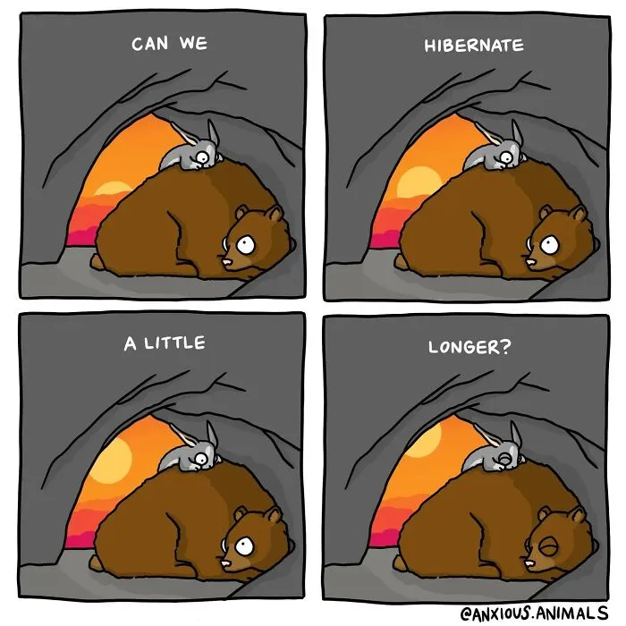 30 “Anxious Animals” Comics That Perfectly Sum Up The Struggle Of Anxious Thoughts (New Pics)