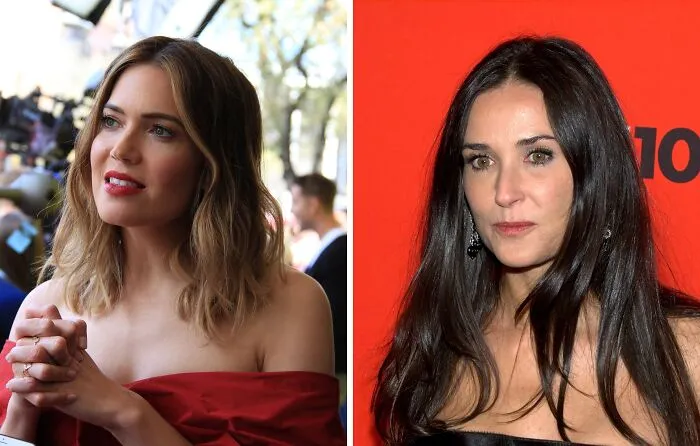Mandy Moore And Demi Moore