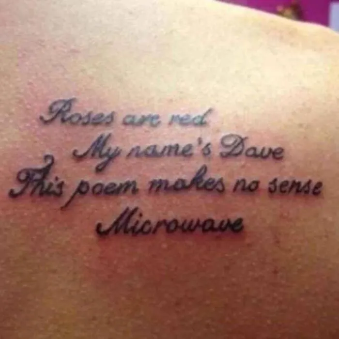 Nice Tattoo, Dave