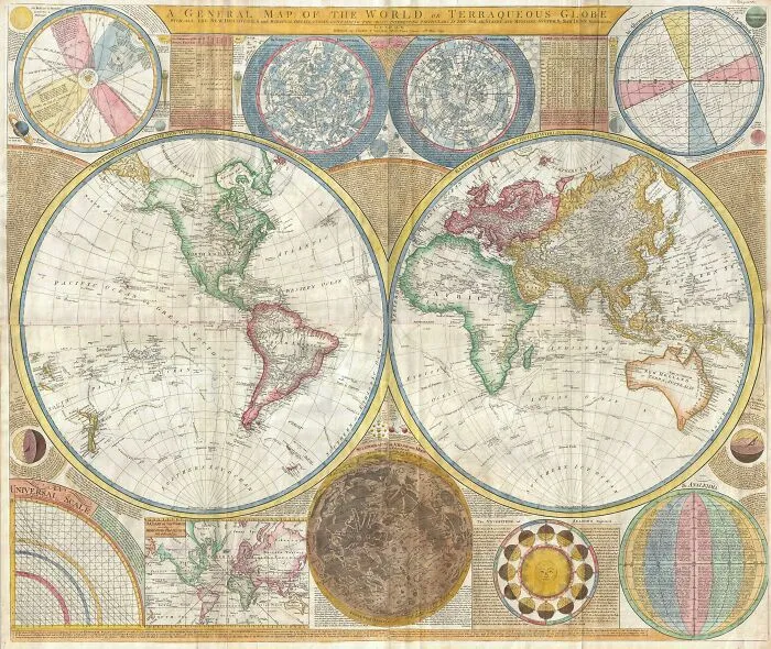Samuel Dunn's Map Of The World